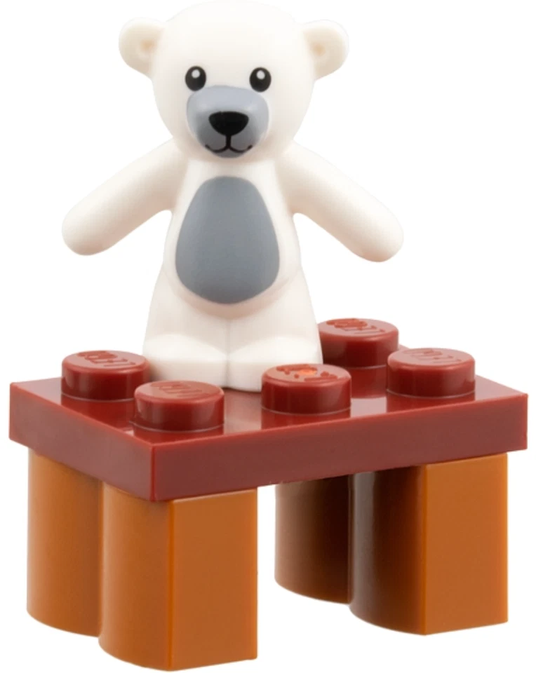 LEGO Oso de Peluche Minifigura con Mesa 2025 Lego City Calendario de Adviento 60475 Foto 1 de 1