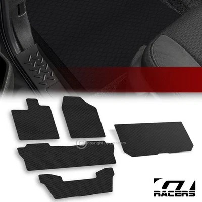 Alfombrillas de goma para todo tipo de clima + maletero trasero para Honda Pilot 2016-2023 5 piezas Foto 1 de 4