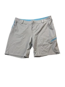 NRS Shorts Herren 36 grau Guide schnelltrocknend Stretch Reißverschlusstasche Outdoor Kajak Rafting - Bild 1 von 7