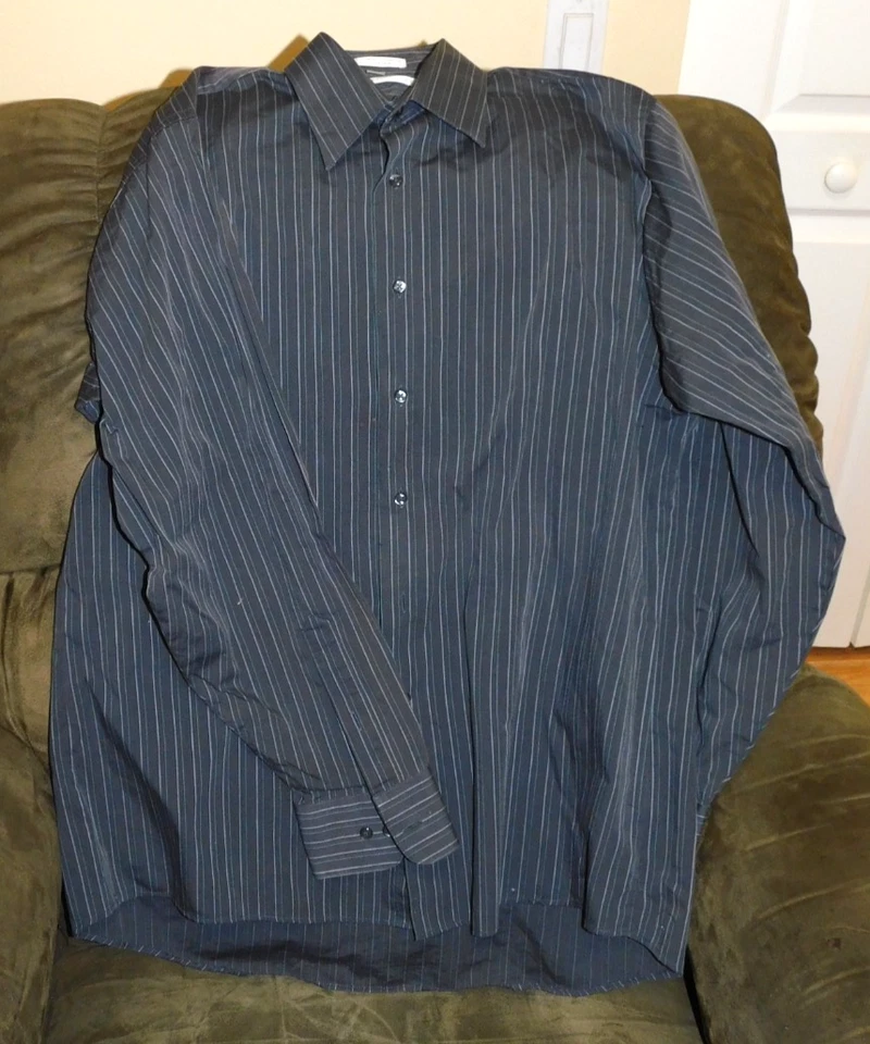 Geoffrey Beene Dress Shirt Men's 16 34/35 - stripes - Image 1 of 1