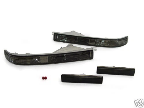 COMBO Smoke Bumper Signal + Rear Side Marker For 87-88 Toyota Supra Mk.3 Mk3 III Foto 1 de 1