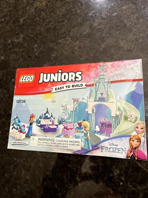 Lego Juniors 10736 solo manual/instrucciones*Elsa *Disney Frozen Foto 1 de 2