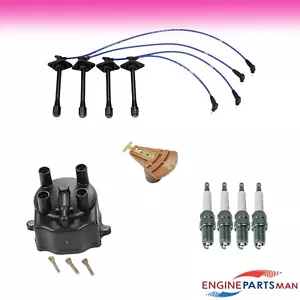 TK Fits 94-95 Toyota Camry 2.2L Tune Up Kit Cap Rotor Spark Plug Filter - Bild 1 von 1