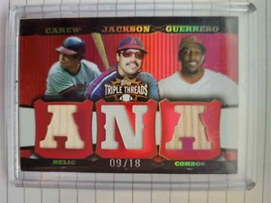 Vladimir Guerrero 2006 Topps triple threads relic combos /18 - Picture 1 of 2