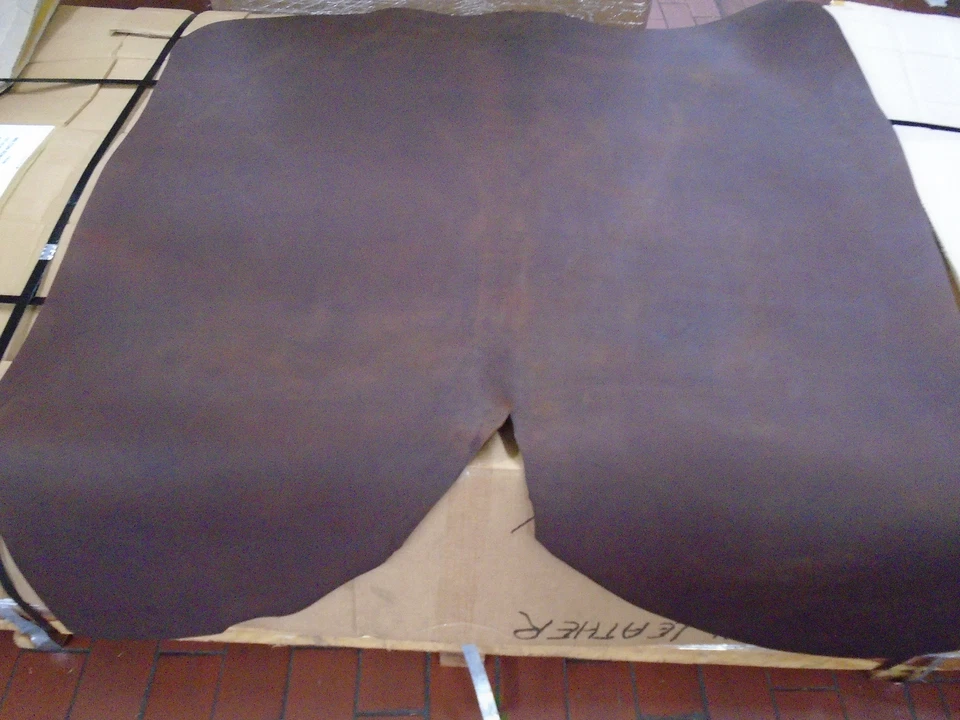 8.5/9 oz Brown Veg Tan Water Buffalo Double Butt Belt Strap Tack Leather-21-23ft - Image 1 of 1