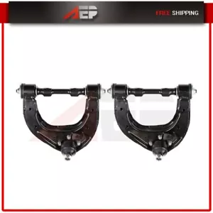 2 Pieces New Front Left & Right Upper Control Arm And Ball Joint Suspension Kit - Foto 1 di 6