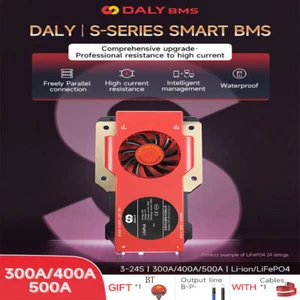 Daly Smart BMS 4S-16S 300-500A 12V 48V 60V Li-ion LiFePo4 BMS w/Bluetooth Module - Picture 1 of 25