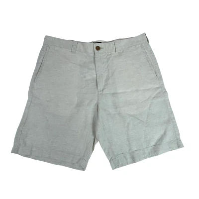 Pantalones Cortos Chinos J Crew Lino Para Hombre Talla 34 Bolsillos Crema Reimaginados Reciclados Foto 1 de 4