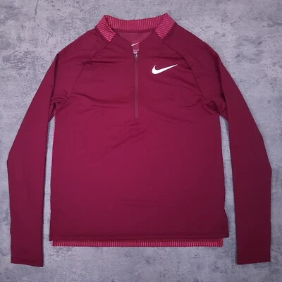 Chaqueta Nike 2022 Pro Elite Team Media Cremallera Hecha en EE. UU. Para Hombre Talla PEQUEÑA Granate  Foto 1 de 4