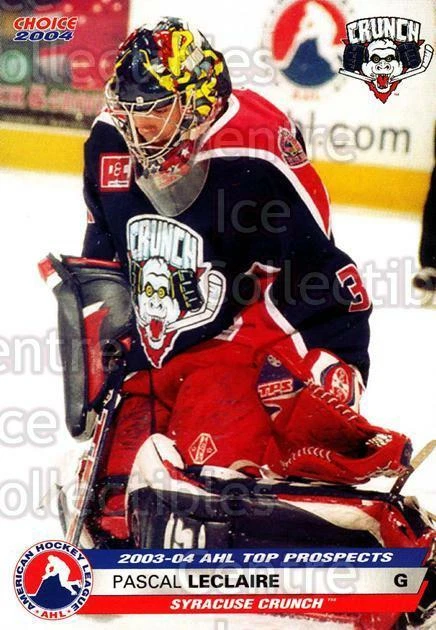 2003-04 AHL Top Prospects #18 Pascal Leclaire - Image 1 of 1