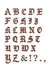 WALL STENCILS PATTERN 12.99"x9.05" Airbrush STENCIL LARGE TEMPLATE alphabet 3078