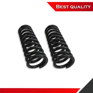 Black Steel 10" Tall Coil Over Shock Springs ID 2.50" Rate 250 LBS Pair - Picture 1 of 5