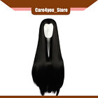 Item Of 1 Women Hair Wigs 31" Black Wigs With Wig Cap Straight Hair