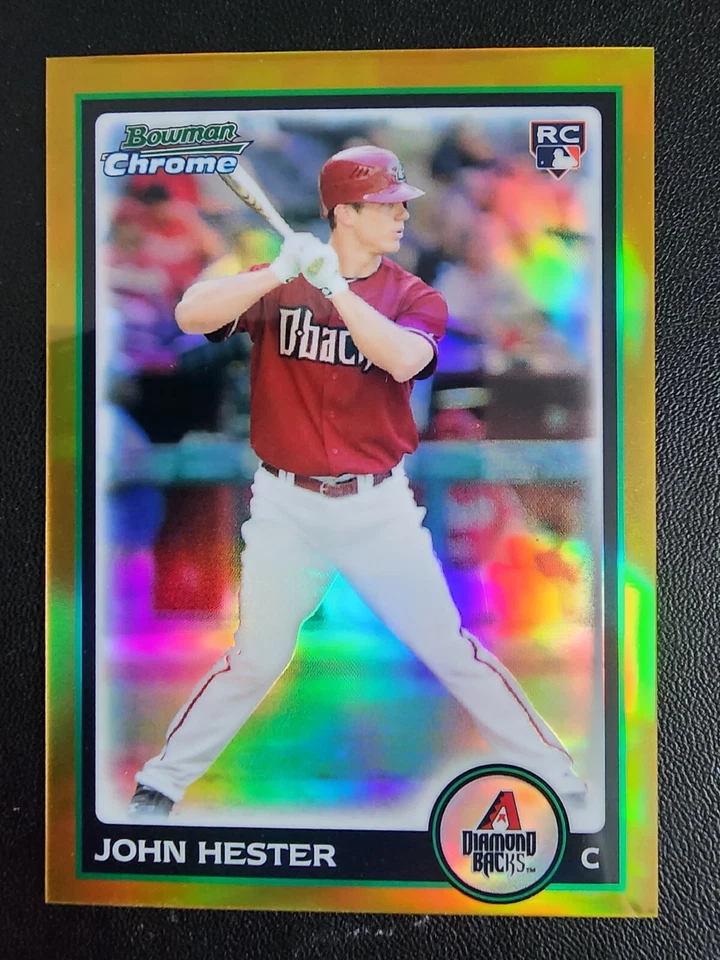 Bowman 2010 inserto cromado John Hester refract #BDP81 Arizona Diamondbacks #28/50 Foto 1 de 2
