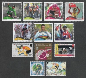 MARCA DE CICLISMO CAVENDISH + OTROS PROBLEMAS DE CICLISMO ISLA DE MAN MNH - Imagen 1 de 1