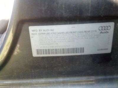 Espejo retrovisor lateral del conductor eléctrico sedán acabado pintado para 02-08 AUDI A4 1270226 Foto 1 de 4