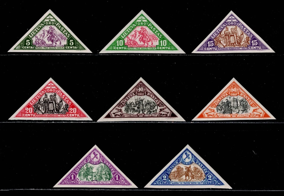 Lithuania, C55-C62 Complete MNH, SCV $45.00 - Image 1 of 1