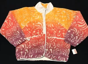 Free People FP Movement Sherpa Fleece Multi Color Women’s Jacket XL New Sold Out - Picture 1 of 8