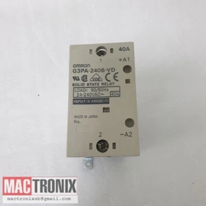 OMRON G3PA-240B-VD Solid State Power Relay 40A 5-24VDC For Chuo Riken A-5085 - Picture 1 of 7