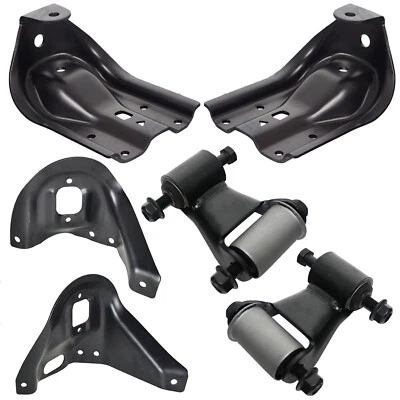 Rear Leaf Spring Hanger Shackle Shock Mount For 88-00 Chevy GMC K1500 2500 3500 — 第 1/4 张图片