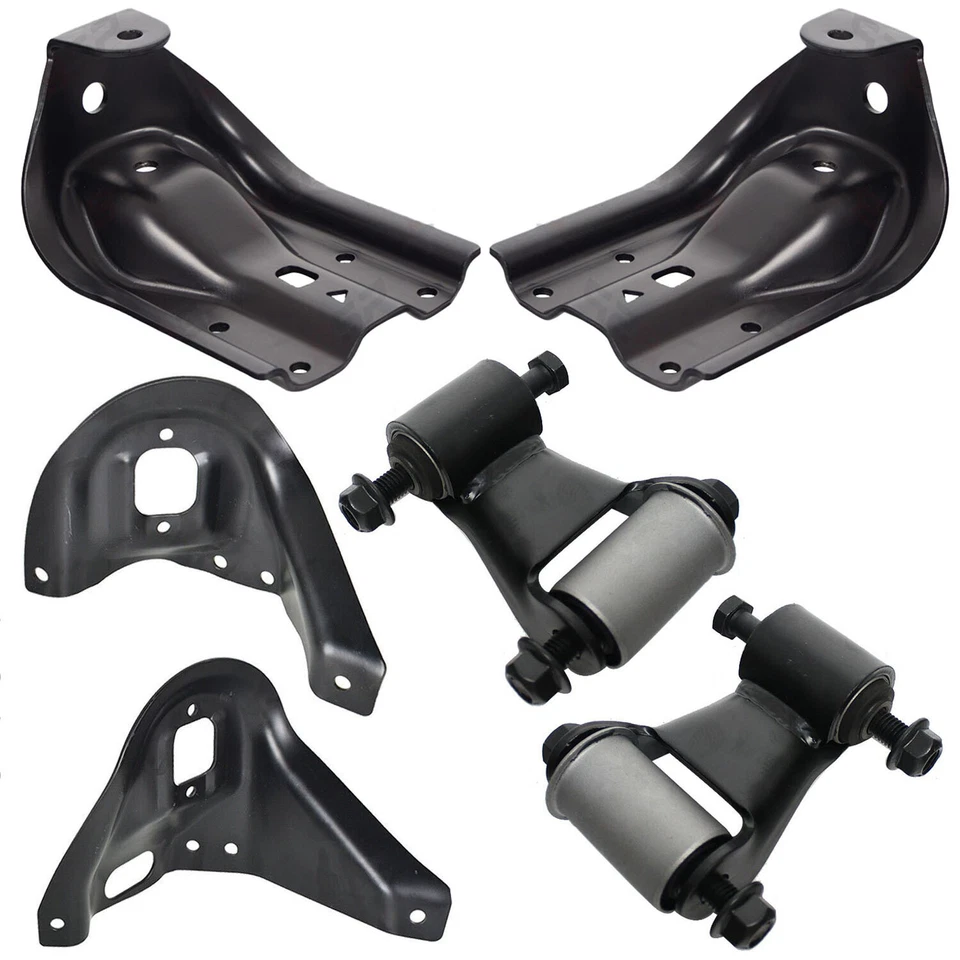 Rear Leaf Spring Hanger Shackle Shock Mount For 88-00 Chevy GMC K1500 2500 3500 Foto 1 de 4