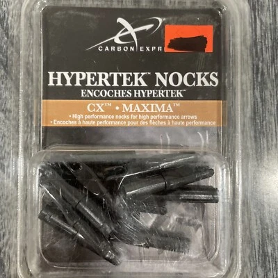 Carbon Express Archery CX Maxima TM HyperTek Nocks - Black Model W3422 - Image 1 of 4