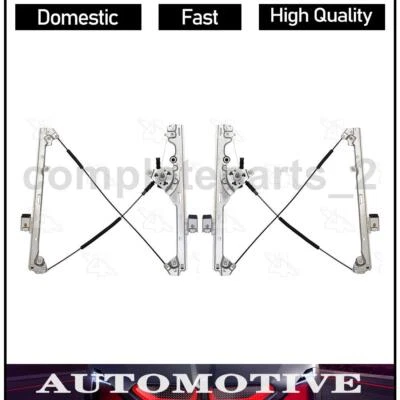 2 reguladores de ventana delantera para Chevrolet Avalanche 1500 2002 2003 2004 2005 2006 Foto 1 de 4