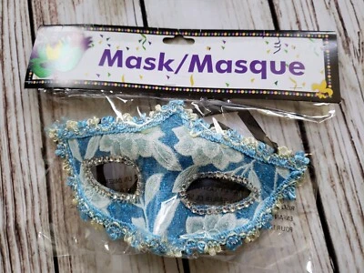 1 Masquerade Mask Women Costume Party Carnival Mardi Gras Halloween - Image 1 of 4