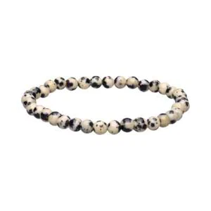 Kinderarmband aus Dalmanit (4mm) - Dalmatinische Eleganz - Bild 1 von 1