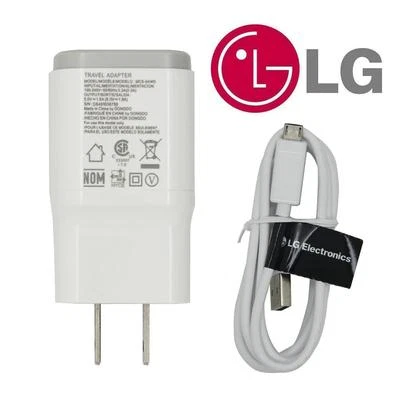 Nuevo OEM LG 1.8A Cargador de Pared Adaptador de Viaje Cable USB para LG G2 G3 G4 Nexus 4 5 Foto 1 de 2