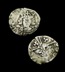 W751: Edward IV Medieval Hammered Silver Penny, Archbishop Neville, Spink 2065 - Picture 1 of 1