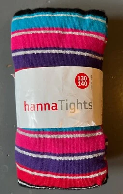 Medias Hanna Andersson Nuevas con Etiquetas Plateadas Brillo Rayas 8-10 130-140 Foto 1 de 4