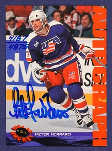 1994 Classic Autographs #38 Peter Ferraro/4875 #d NMMT to MINT - Picture 1 of 2