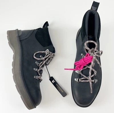 Botas de Senderismo Sorel Hi Line para Mujer 11 Negras Jet Con Cordones Impermeables Nuevas con Etiquetas Foto 1 de 4