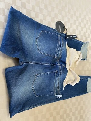 Articles Of Society Size 28 (8) X 28 Maternity Jean Step Hem Skinny Distress NWT - Image 1 of 4