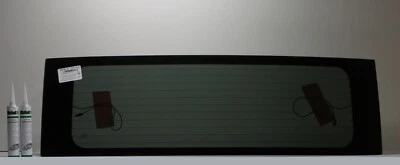Fit 03-10 Hummer H2 4 Door Utility Rear Window Glass Heated (Dark Tinted) + Glue - Image 1 of 4