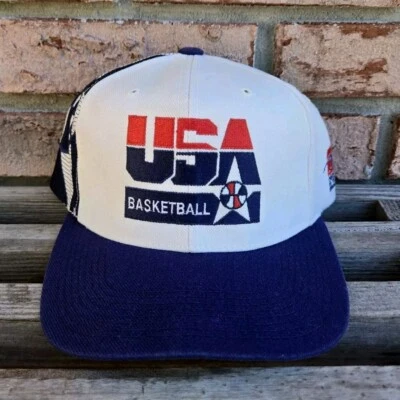 De colección Años 90 EE. UU. Baloncesto Dream Team Deportes Especialidades Láser Snapback Gorra 1994 Gorra Foto 1 de 4