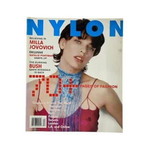 Nylon Magazine November - December 1999 Milla Jovovich Cover No Label - Picture 1 of 4
