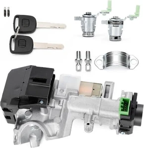 35100-SDA-A71 Ignition Switch Lock Cylinder & Left/Right Door Lock Cylinder with - Picture 1 of 8