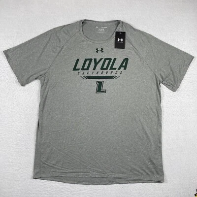 Loyola Greyhounds Shirt Mens 3XL Loose Under Armour Tech Tee NCAA Basketball NWT - Image 1 of 4