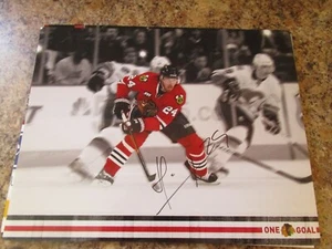 MARTIN HAVLAT SIGNED 11X14 GLOSSY PHOTO (A) CHICAGO BLACKHAWKS - Picture 1 of 3