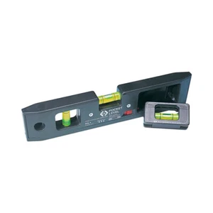 CK Tools Taschen-Wasserwaage 210 mm / 8 - 1/4" magnetisch mit Min Mag Wasserwaage T3482 - Bild 1 von 4