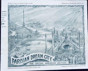 1900 Publication ~ THE PARISIAN DREAM CITY, No.  10 ~ 1900 Paris Exposition