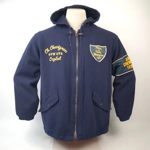 Chevignon Herren Jacke Army Teddy mit Kapuze Gr. XL dunkelblau - Bild 1 von 15