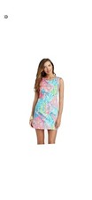 Lilly Pulitzer Delia Dress Turquoise Lets Cha Cha Holy Grail 4