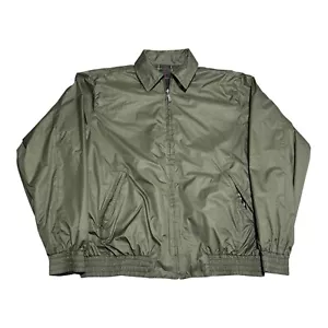 Barbour Herren khaki grün Nylon Wende Tartan Harrington Jacke Erwachsene Large - Bild 1 von 7