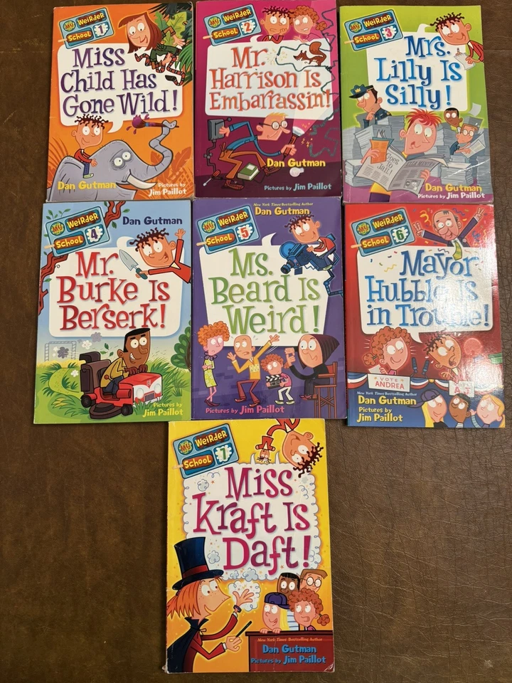 Lot of (7) My Weirder School Paperback Book Set 1-7 By Dan Gutman - Imagem 1 de 1