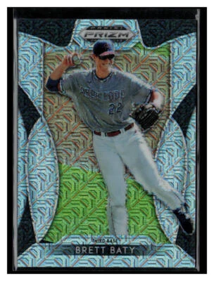 2019 Panini Prizm Draft Picks #16 Brett Baty Mojo Przim /49 - Image 1 of 2