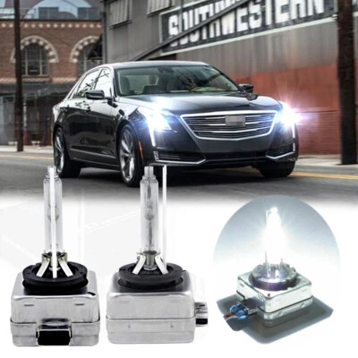 Bombilla de faro HID delantera D3S para Cadillac CTS 2014-2017 haz bajo y alto stock cantidad 2 Foto 1 de 4