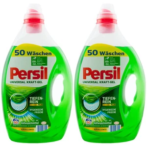 Persil UNIVERSAL KRAFT GEL 2 x 2,5L = 100WL Flüssig Voll - Waschmittel 20° - 95° - Bild 1 von 1